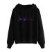 Halloween Women's Hoodie Pullover Tops Long Sleeve Sweatshirts Graphic Gothic Autumn Shirt Medieval Costumes Black Large