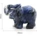 Buy Sodalite Elephant Statue - Healing Gemstone Figures & Crystal Decor - International Shipping - Buy Online on GoSupps.com