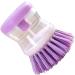 Allayu PP Cookware Brush Nonslip Replacement Solid Color Detachable Washable Ergonomic Cooking Pan Pot Bowl Cleaning Brushes Purple - Buy Online on GoSupps.com