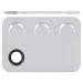 Mix Cosmetic Tools Reusable stainless steel cosmetic plate Individual gift box for