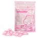 100PCS Mini Compressed Towel Portable Compressed Coin Tissue Disposable Compressed Towel for Traveling Family Camping (Pink) Pink 1 Count (Pack of 1)