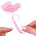 Nail brush soft with handle for manicure pedicure as cleaning brush for nails made of plastic 4 pieces