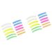 minkissy 2 Sets Silicone Gasket for Lash Extensions Eyelash Tool Eyelash Perm Silicone Rods Eyelash Lift Pads Lash Curler Refill Silicone Gasket for Eyelashes Fake Eyelashes Multicolor