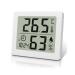 Pitasha Digital Thermo-Hygrometer Raum Thermometer Hygrometer Hygrometer 3.2 inch LCD Display Desktop Thermometer with temperature and moisture display with clock (white)