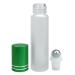 Beauticom Glass 10ml Roller Bottles - 30 Green Bottles with Metal Caps & Stainless Steel Roll Balls for Essential Oils Aromatherapy Perfume & Lip Gloss - Buy Online on GoSupps.com