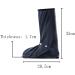 Trketk Waterproof Overshoes | Reusable Non-Slip Rain & Snow Boot Covers for Men & Women - Perfect for Hiking & Outdoor Activities - Buy Online on GoSupps.com