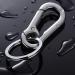 2 Pcs Metal Carabiner Keychain Clips - Silver and Black Steel - Key Organizer for Car and Keys - Buy Online on GoSupps.com