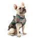Femax dog coat for dogs dog jackets waterproof warm jacket for small medium -sized large dogs winter jacket warm upholstered puppy vest pet clothing for cold weather camouflage l (breast 42cm back 35cm)