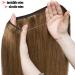Buy S-Noilite Real Hair Extensions - 50cm (20) 70g Light Brown #6 - Easy Wire Clips for Seamless Volume - Buy Online on GoSupps.com