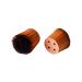 Amici cosmetics brush heads 2 Set - Premium replaceable brush heads for optimal sunscreen application and skin protection - hypoallergenes latex -free acne -proof 2 pieces |Brown