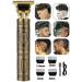 Professional Vintage T9 Cordless Hair Trimmer Beard Trimmer Rechargeable (USB Fast Charging) with Titanium Blade and 4 Combs Multifunctional for Triming Shading Trimming and Sculpting (Buddha) - Buy Online on GoSupps.com