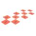 Eco Walker Football Yard Marker 12inch Numbered Hopscotch Square Mat Floor Spot Markers Thrown Down Baseball Bases