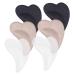 Healeved 3 Pairs Triangle Shaped Pad Forefoot Pads Cushion Shoe Inserts Girl Shoe Insole Pad Anti-slip Metatarsal Pads Metatarsal Forefoot Cushions Soft Forefoot Pads High Heels Pads