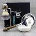 Premium Men's Grooming & Shaving Kit | 3 Edge Razor Badger Hair Brush Soap & Stand - Perfect Gift for Him - Buy Online on GoSupps.com