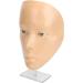 Full Face Makeup Practice Tool Detachable Eyes Silicone Skin Friendly Makeup Practice Board with Plastic Stand for Beauty Makeup Trainers for Face Painting (White Skin) - Buy Online on GoSupps.com