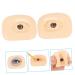 Balacoo 1 Set Makeup Practice Skin Eyeshadow Simulated Eye Makeup Skin Makeup Skin Mold Silicone Board Blank - Buy Online on GoSupps.com