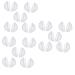 Gatuida 15 Pairs Clear Sandals Orthotic Shoe Pads Plantar Relief Shoe Insoles for Shoes for Plantar for Women Arch Supports Arch Boosters Sleeve Summer Miss