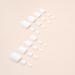Glossy White Press-on Square Fake Toenails - 24Pcs Full Cover Solid Color Acrylic Toenails for Women and Girls - Cute Short False Toenails for Summer Beach - Style 8 - Buy Online on GoSupps.com