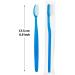Blue Handle Toothbrushes - Individually Wrapped Multipack for Hotels & Travel (20 Pack) - Best Disposable Toothbrushes - Buy Online on GoSupps.com