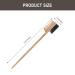 Bamboo Double Eyebrow Brush & Comb | Multi-Effect Eyebrow Trimming Tool for Women - Buy Online on GoSupps.com