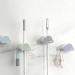 Self Adhesive Cloud Shape Broom Holder + Dustpan Hanger - Blue 4 | Ideal for Home, Garden, Garage Storage - Buy Online on GoSupps.com