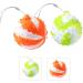 Lalafina Silicone Hand Strength Training Ball - 2-St Handle for Wrist & Finger Exercises | Medium Orange - Buy Online on GoSupps.com
