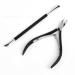 OUSIKA Nail Clippers Cuticle Nippers Nail Scissors Manicure Pedicure Tools Trimmer Dead Nipper Skin Remover Clipper Stainless Steel Cutters Tools Nails