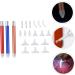 DOITOOL 9 Sets Nail Art Drill Pen Nail Drill Pen Nail Pen Nail Gems Kit Diy Tools Blue Color Ar Red Dotting Pen Head Tip Nail Art Equipment Embroidery 5d Aluminum Alloy Painted Diamond Pen - Buy Online on GoSupps.com