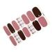 dijiusidy Nail Art Stickers Self-Adhesive Fingernail Decal with Strap Glue DIY Art Decor Full Cover Manicure Kits for Women Girls YMX214