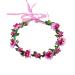 3 PCS Flower Crown Set - Perfect for Girls, Women, and Flower Girls | Wedding, Bridal, Baby Shower Accessories - Buy Online on GoSupps.com