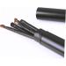 MUSISALY 5pcs Eyeshadow Brush with Case Cosmetic Tools Liner Brush for Eyes Eyeshadow Brush Kit Black - Buy Online on GoSupps.com