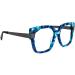 Zeelool Floral Oversized Square Blue Light Blocking Glasses for Women - UV400 Protection - Buy Online on GoSupps.com