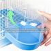 Bird Bath Tub for Small Parrots and Birds - Hanging Parrot Bathtub - Pet Bird Cage Accessories in Blue - Buy Online on GoSupps.com