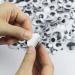 200pcs Self-Adhesive Wiggly Googly Eyes 8mm for Dolls, Crafts - Black & White - Buy Online on GoSupps.com