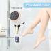 Electric Callus Remover with Dust Collector | Rechargeable & Waterproof Foot File | Professional Foot Care Kit for Dead Skin Removal - White - Buy Online on GoSupps.com