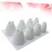 ABOOFAN 8 3D Silicone Mold Soap Molds Fondant Mold Impermeables Candle Molds DIY Mold Jelly Molds Silicone Molds for Soap Cavity Mold Cake Decorating Mousse Mold Cake Mold White Dessert 29.50X17.40X7.50CM White - Buy Online on GoSupps.com