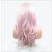 BGHJUE Long Pink Highlight Synthetic Wig for Women | Natural Side Parting | High Temperature Fiber | Breathable Wig Cap - Buy Online on GoSupps.com