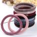 Breezo hair tie multi -colored hair bands 20 pieces elastic headband for ponytail holder for thick heavy and curly hair accessories for hairstyles for women girls
