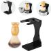 Minkissy 5 Set Black Razor Tool Holder & Shaving Brush Stand - Acrylic Men's Grooming Kit for Comfortable Shaving - Buy Online on GoSupps.com