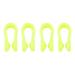 4 Pack Hand Pressure Point Clip Floral Shape Reduces Tension Universal Mini Clip for Migraine Relief (Green)