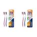 Dr. Best X-Zwischenzahn toothbrush in a double pack medium (2 pieces) for better cleaning of the interdental spaces * * in laboratory tests compared to a toothbrush with a flat cut (pack with 2) 2 pieces (2 pack)