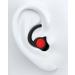 SUPCEAT Ear Plugs for Sleeping Noise Canceling 2 Pairs(S/L) Reusable&Washable Earplugs Sound Blocking Soft Silicone Noise Reduction Ear Plug for Sleep Music Parties Festivals Concerts Black