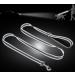 Taglory Reflective Dog Leash for Medium & Large Dogs | Padded Handle | Supports 10-75 kg | 1.2m x 2.5cm | Lightweight & Durable Gray | Ideal for International Shipping - Buy Online on GoSupps.com