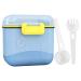 EACHPT Formula Powder Pots Milk Powder Dispenser Pots 480ml Baby Formula Powder Dispenser Portable Sealed Moisture-Proof Milk Formula Storage Pots for Outing Activities and Travel blue 480ML