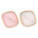 Minkissy Resin Marble Nail Art Ring Palettes 2 Pieces Mini Finger Ring Plates Nail Art Makeup Mixing Palette DIY Colour Boards for Drawing Colour Style 4