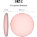 TOPPSTORE LED Lighted Compact Mirror 4 Inch 1X/5X Magnification | Rechargeable Travel Makeup Mirror | Portable & Compact with Light | Pink - Buy Online on GoSupps.com