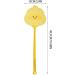 BAMFY 4 Pcs Fly Swatters Durable and Thickened Plastic Manual Fly Killer Heavy Duty with Long Handle Fly Swatters for Indoor Outdoor Mosquitoes Bees Flies Yellow - Buy Online on GoSupps.com