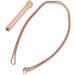 Mindful Breathing Necklace Skin Friendly Stress Relief Mindful Necklace Titanium Steel for Women for Daily Wear Rose Gold - Buy Online on GoSupps.com