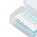 200pcs Soft Interdental Brushes - Silicone Head Dental Floss Toothpick with Case for Oral Care (Green) | International Shipping - Buy Online on GoSupps.com