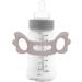 Yunsa Baby Silicone Bottle Handles - Easy Grip Wide Neck Infant & Toddler Universal Holder - Sweet Wings Shape for Small Hands - Buy Online on GoSupps.com
